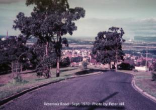 Reservoir Road , 1970, Peter Hill